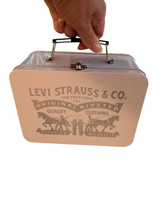 Levi Strauss Other - Levi Strauss & Co. Metal Storage Tin/Lunch Box Promotional Item Collectible New